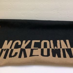 Baublebar Throw Blanket Baby McKeown Spell-out Black Tan